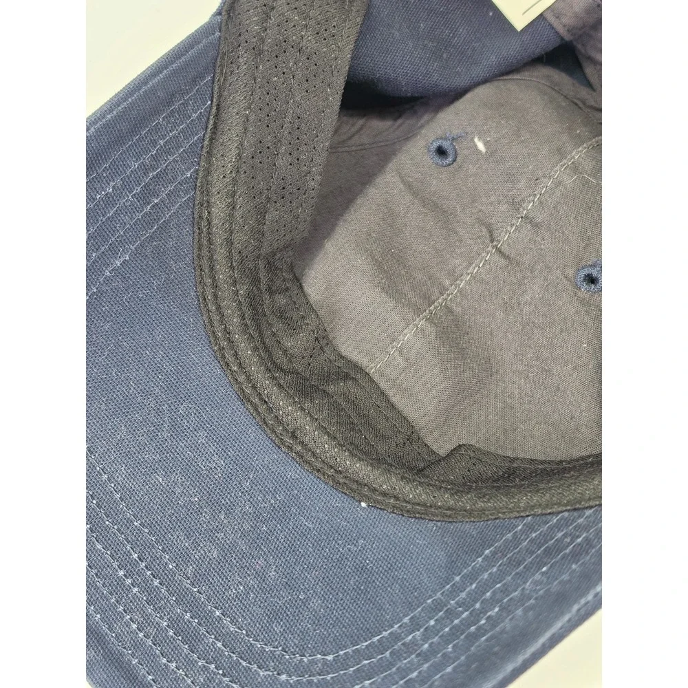 Carhartt Navy Blue Canvas Logo Patch Baseball Hat‎ Adjustable Strapback Cap